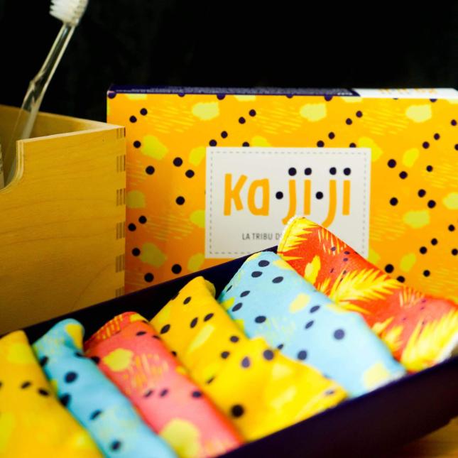 Produits écologiques et colorés pour l'hygiène de KA.JI.JI